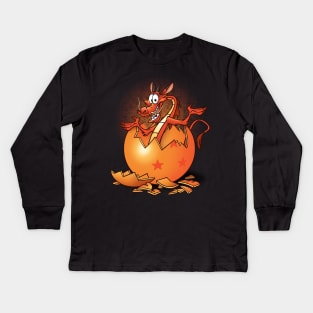 Dragon surprise Kids Long Sleeve T-Shirt